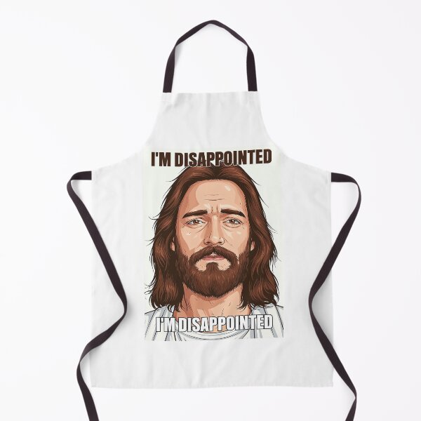 Item preview, Im Disappointed Jesus White Background Art designed and sold by Piotrek0001.