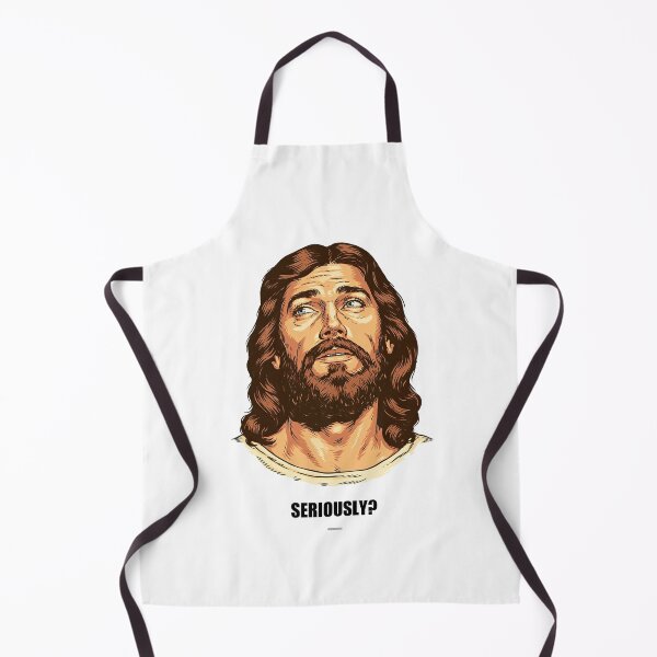 Item preview, Seriously Jesus Meme White Background Simple designed and sold by Piotrek0001.