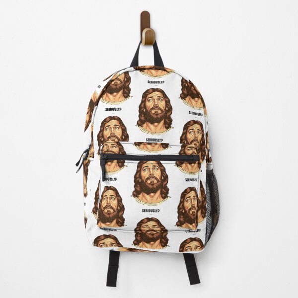 Item preview, Seriously Jesus Meme White Background Simple designed and sold by Piotrek0001.
