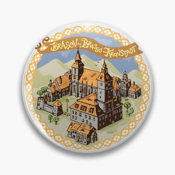 Item preview, Copy of Transylvania cities illustration | Brașov, Brassó, Kronstadt designed and sold by QatlasMap Shop.