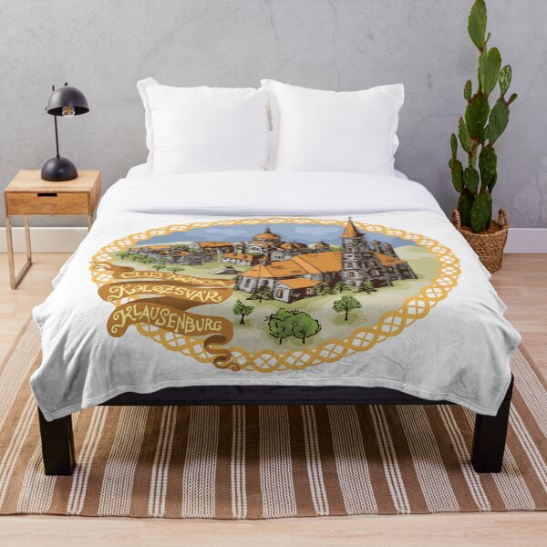 Item preview, Transylvania cities illustration | Cluj Napoca, Kolozsvár, Klausenburg designed and sold by QatlasMap Shop.