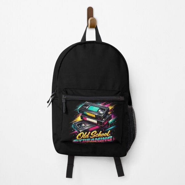Item preview, Old School Streaming – Retro VHS Stack | 80s–90s Analog Nostalgia Design designed and sold by MartBook.