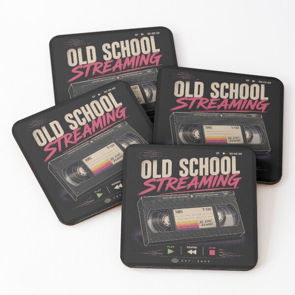 Item preview, Old School Streaming – Retro VHS Nostalgia | Vintage Analog Design designed and sold by MartBook.