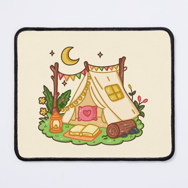 Item preview, Moonlit Cozy Camp Night designed and sold by TheRightNotes.