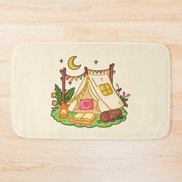 Item preview, Moonlit Cozy Camp Night designed and sold by TheRightNotes.