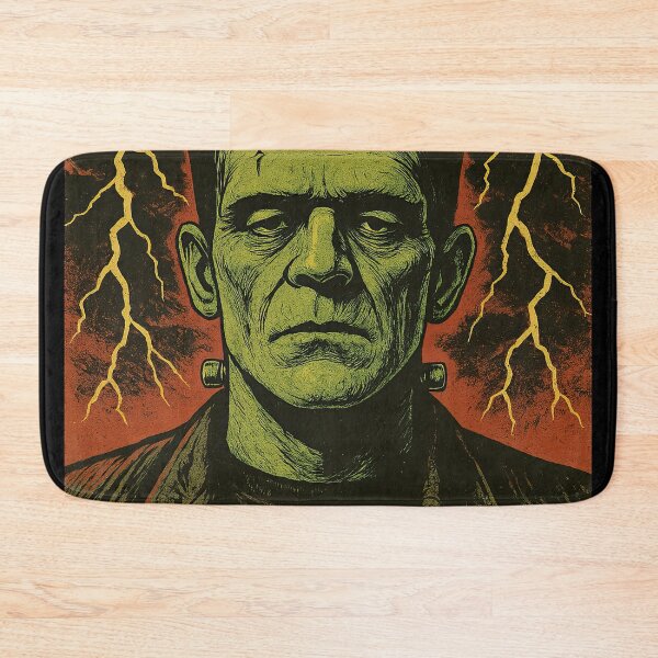 Item preview, Frankenstein’s Monster Classic Horror Wall Poster designed and sold by Retr0Tshirts.