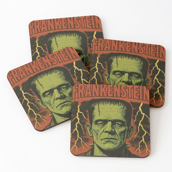 Item preview, Frankenstein’s Monster Classic Horror Wall Poster designed and sold by Retr0Tshirts.