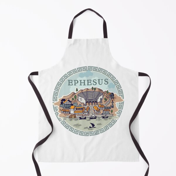 Item preview, Ancient cities illustrations - Ephesus designed and sold by QatlasMap Shop.