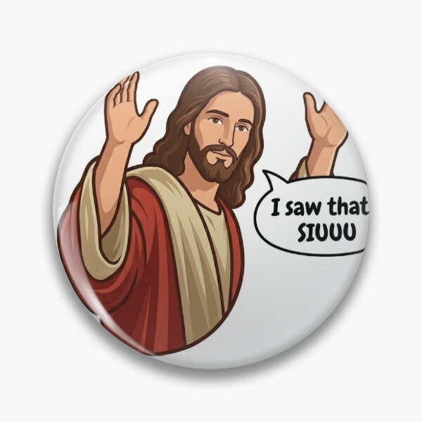 Item preview, Jesus Christ Blessing Ronaldo sticker  designed and sold by Newkidshub.