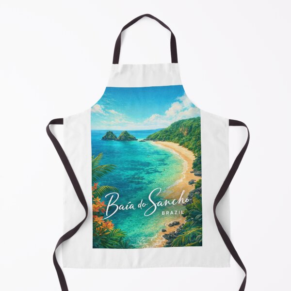 Item preview, Baía do Sancho Fernando de Noronha Brazil Tropical Coast Travel Landmark designed and sold by Aryabek.