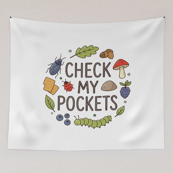 Item preview, Check My Pockets Bug Catcher Kids Funny Bug Hunter Nature Explorer designed and sold by kiralynstration.