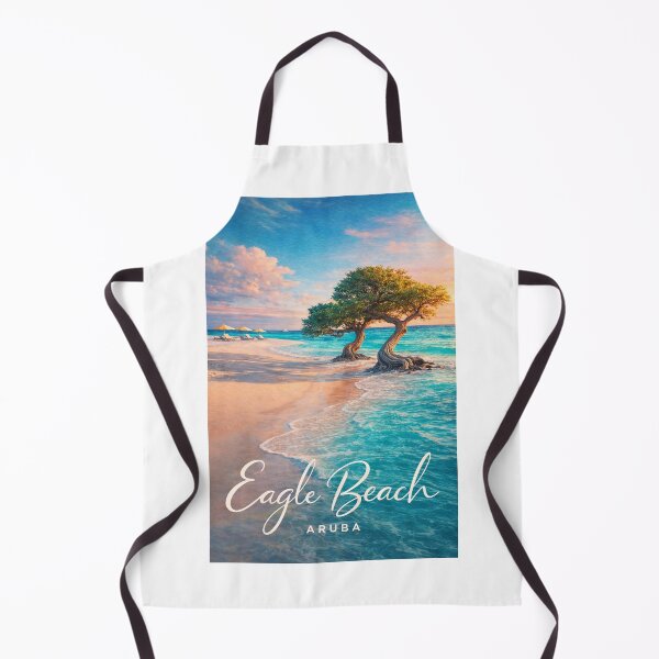 Item preview, Eagle Beach Aruba Divi Divi Coast Caribbean Sunset Seascape designed and sold by Aryabek.