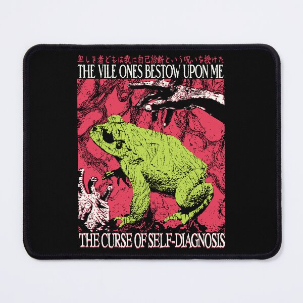 Item preview, The Curse of Self-Diagnosis Frog designed and sold by VintageMedatsu.