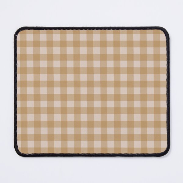 Item preview, Warm brown gingham Check Pattern Classic Cottage Farmhouse Fabric designed and sold by Designs by christel_treiber.
