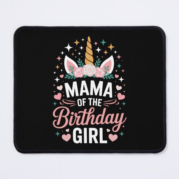 Item preview, Unicorn Mama of the Birthday Girl Family Matching Party designed and sold by TyraYoung.