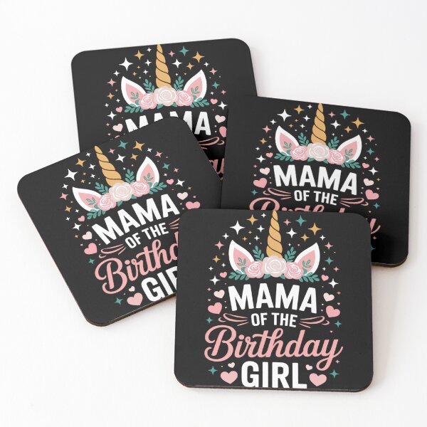 Item preview, Unicorn Mama of the Birthday Girl Family Matching Party designed and sold by TyraYoung.