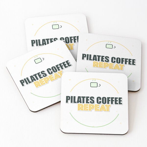 Item preview, Pilates Coffee Repeat designed and sold by IllumeInk.