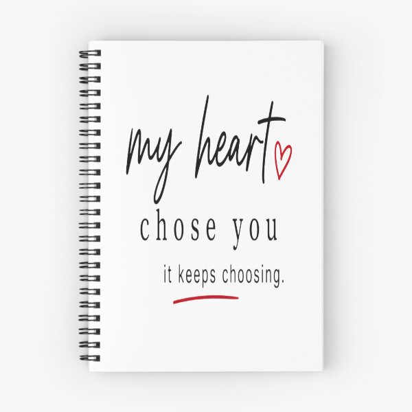 Item preview, My Heart Chose You Romantic Love Quote Sticker designed and sold by Lovestickerco.