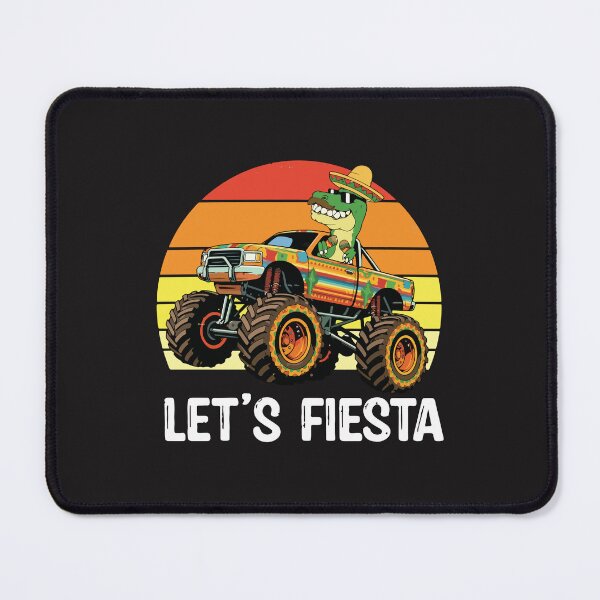 Item preview, Lets Fiesta Cinco De Mayo Dinosaur Monster Truck Funny Party designed and sold by kiralynstration.
