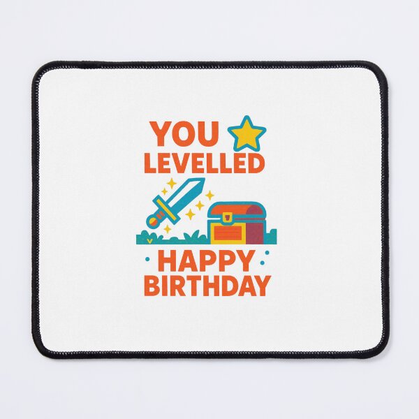 Item preview, Gamer Birthday Level Up — Colorful Retro Video Game Quest Illustration for Kids and Adults designed and sold by Colorful-Garden.