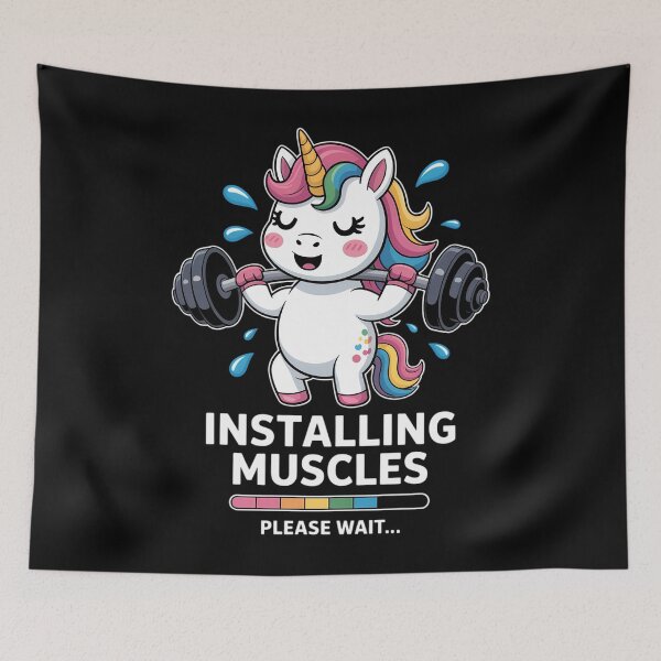Item preview, Unicorn Workout Gym Fitness Weightlifting Cute Unicorn designed and sold by TyraYoung.