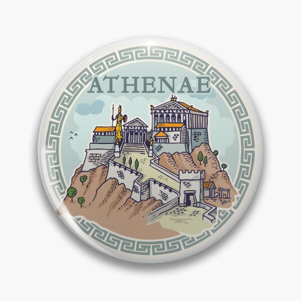 Item preview, Ancient cities illustrations - Athens  designed and sold by QatlasMap Shop.