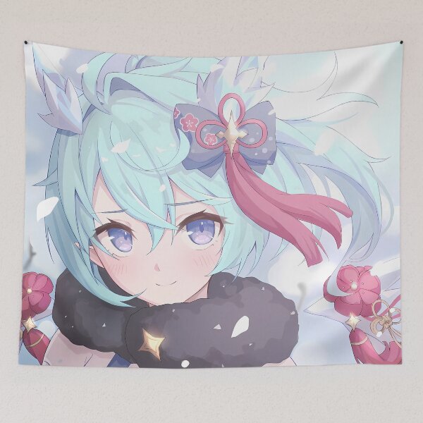 Item preview, Shefi Winter Blossom Dragon Girl Princess Connect Anime designed and sold by riadjamai.