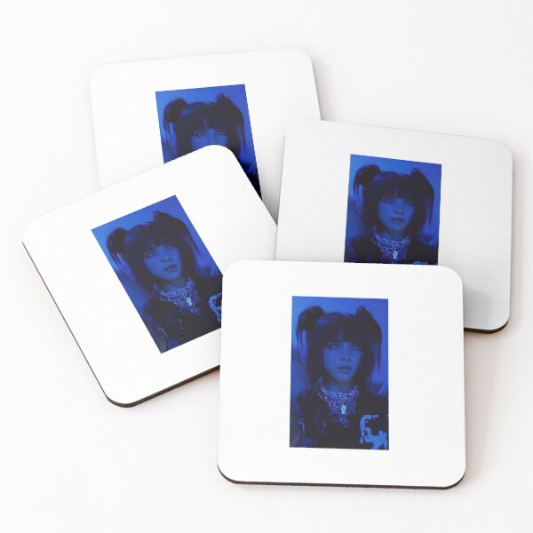 Item preview, blue blurry Billie Eilish Photo designed and sold by Crealice.