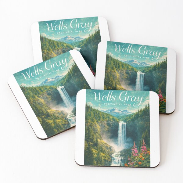 Item preview, Wells Gray Provincial Park Helmcken Falls Clearwater Mountain Landscape designed and sold by Aryabek.