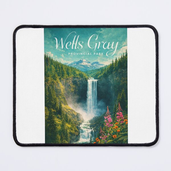 Item preview, Wells Gray Provincial Park Helmcken Falls Clearwater Mountain Landscape designed and sold by Aryabek.