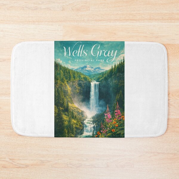 Item preview, Wells Gray Provincial Park Helmcken Falls Clearwater Mountain Landscape designed and sold by Aryabek.