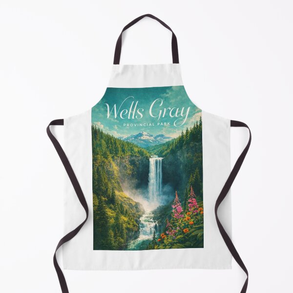 Item preview, Wells Gray Provincial Park Helmcken Falls Clearwater Mountain Landscape designed and sold by Aryabek.