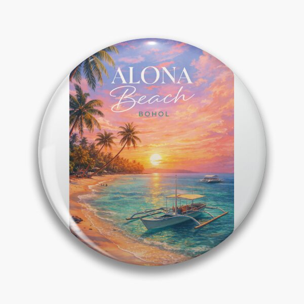 Item preview, Alona Beach Panglao Bohol Philippines Tropical Sunset Seascape designed and sold by Aryabek.