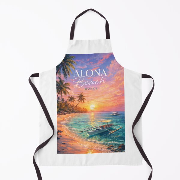 Item preview, Alona Beach Panglao Bohol Philippines Tropical Sunset Seascape designed and sold by Aryabek.