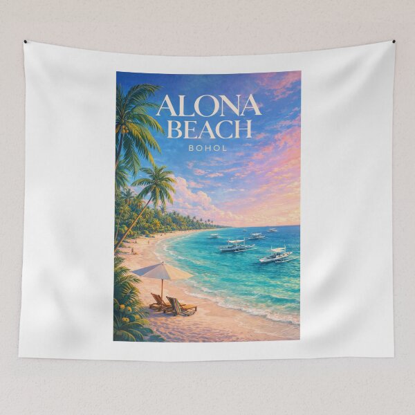Item preview, Alona Beach Panglao Bohol Island Coast Philippine Seaside Paradise designed and sold by Aryabek.