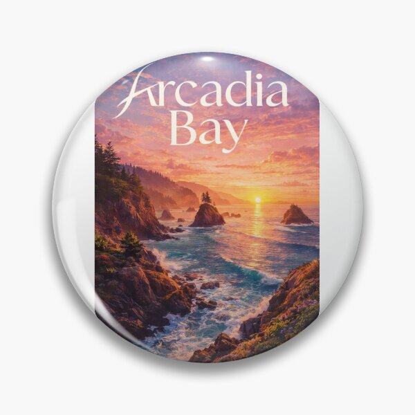 Item preview, Arcadia Bay Oregon Coast Pacific Northwest Sunset Seascape Landmark designed and sold by Aryabek.