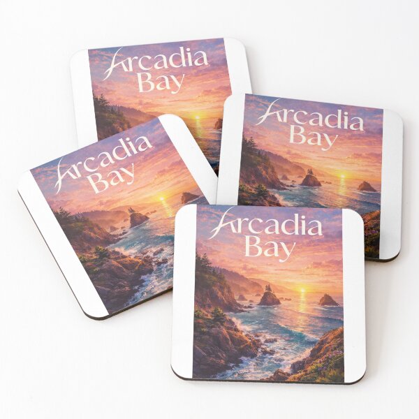 Item preview, Arcadia Bay Oregon Coast Pacific Northwest Sunset Seascape Landmark designed and sold by Aryabek.