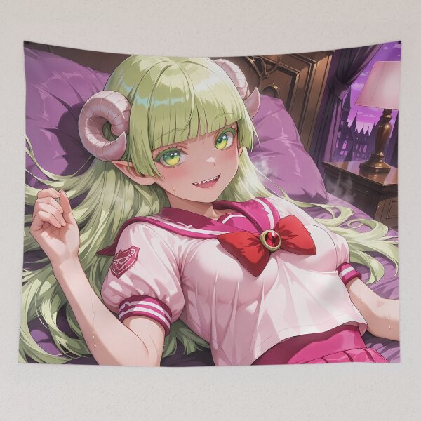 Item preview, Clara Valac Iruma kun Relaxed Smile Pink Room designed and sold by riadjamai.