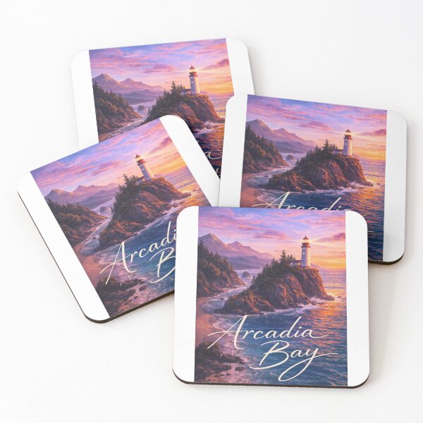 Item preview, Arcadia Bay Oregon Coast Lighthouse Tillamook Head Pacific Horizon designed and sold by Aryabek.