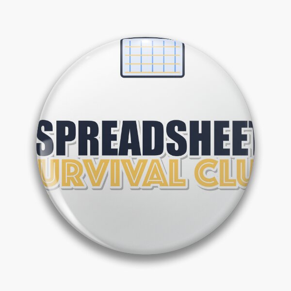 Item preview, Spreadsheet Survival Club designed and sold by IllumeInk.