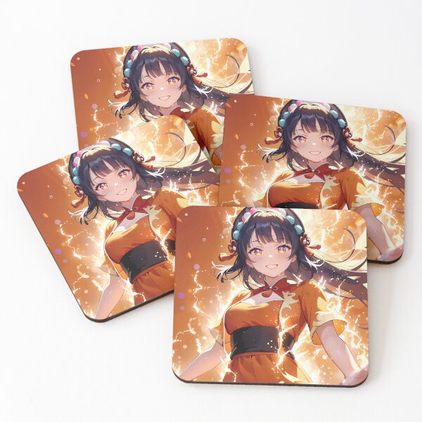Item preview, Yun Jin Genshin Impact Golden Flame Festival Smile designed and sold by riadjamai.