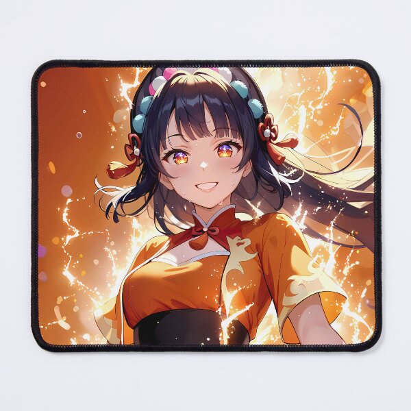 Item preview, Yun Jin Genshin Impact Golden Flame Festival Smile designed and sold by riadjamai.