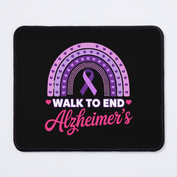 Item preview, Walk To End Alzheimer Disease Awareness Purple Rainbow Heart designed and sold by TyraYoung.
