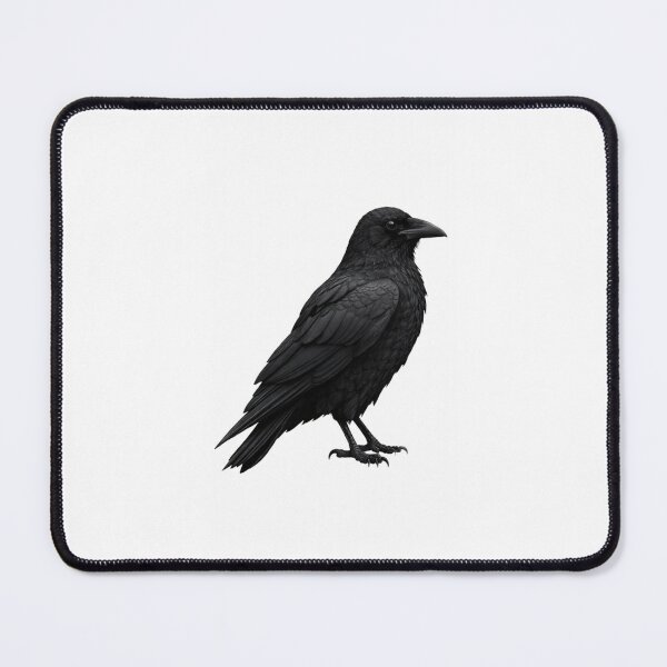 Item preview, Black Raven Isolated on White Background designed and sold by The Needle And Quill.