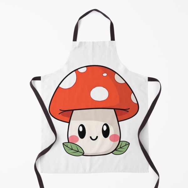 Item preview, Cute Happy Mushroom Kawaii Toadstool designed and sold by Sashka-.