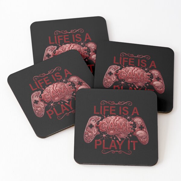 Item preview, Life Is A Game Play It Minimalist Art designed and sold by MarCinu Art.