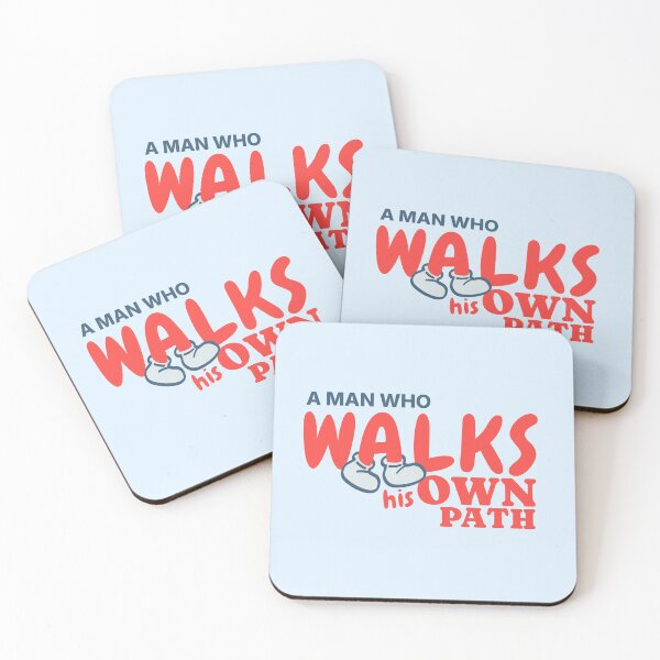 Item preview, Walks His Own Path Minimal Typography Tee designed and sold by heyyoyeah63.