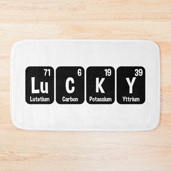 Item preview, Lucky Chemical Element Science Gift designed and sold by ScienceCorner.