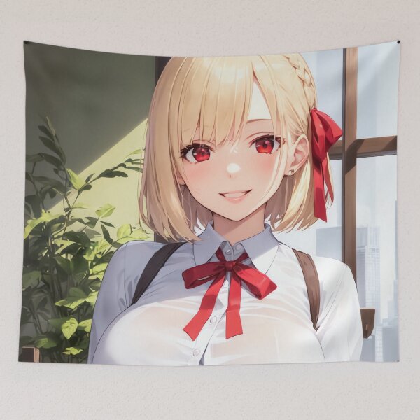 Item preview, Chisato Nishikigi Chocolate Smile Lycoris Recoil Anime designed and sold by riadjamai.