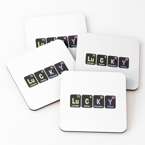 Item preview, Lucky Chemical Element Science Gift designed and sold by ScienceCorner.